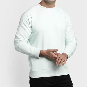 Sweat-shirt oversize pour homme en coton 100% léger, coupe décontractée, respirant, ample, pour la marche quotidienne - Product Image 3