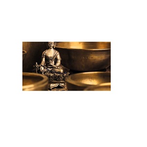 Juego de 3 piezas de cuencos de Canto de Metal, artículo de alta calidad, artículo de canto tibetano, al por mayor - Product Image 3