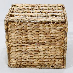 Artex Dong Thap-Cestas de almacenamiento tejidas de algas marinas naturales hechas a mano, Cajas de Regalo de mimbre decorativas para organización del hogar y la Oficina - Product Image 4