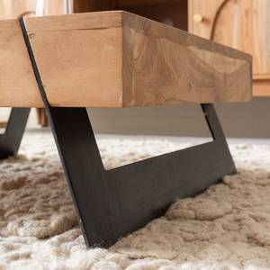 โต๊ะกาแฟไม้อะคาเซียสแควร์และโลหะ - Product Image 2