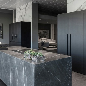 Gabinetes <span class=keywords><strong>de</strong></span> <span class=keywords><strong>Cocina</strong></span> Modulares <span class=keywords><strong>de</strong></span> Madera Contrachapada <span class=keywords><strong>de</strong></span> Melamina <span class=keywords><strong>con</strong></span> Encimera <span class=keywords><strong>de</strong></span> Cuarzo, Listos para Armar - Product Image 3