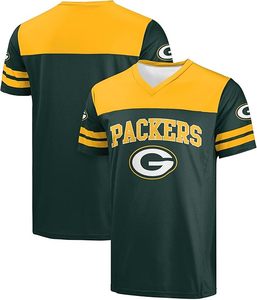 Seattle Seahawks Navy Green Mesh V-Neck Short Sleeve Jersey Chemise de sport durable en polyester - Product Image 5