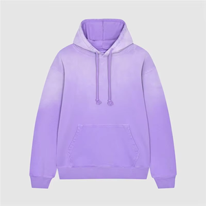 Sudaderas con capucha de calidad de lujo para hombre, jersey liso de peso pesado de algodón 100%, ajuste de gran tamaño con cordón, sudaderas con capucha con estampado de logotipo personalizado - Product Image 3