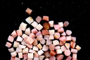 ชุดโอปอลสีชมพูธรรมชาติขนาด2-4มม. คุณภาพเยี่ยมอัญมณีโอปอลสีชมพูขนาดเล็กของแท้อัญมณีหลวมสำหรับสีชมพูสวย - Product Image 5