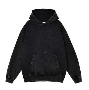 Sweatshirts à capuche personnalisés délavés à l'acide pour hommes Sweats à capuche Streetwear poids lourd pour hommes - Product Image 6