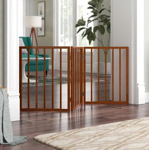 Uxury-portones de madera para mascotas, venta al por mayor, cobertura de seguridad para cachorros y otras mascotas para el jardín de casa en interiores - Product Image 2