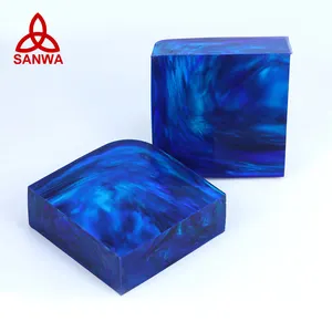 Sanwa Oparex Nebula Aurora Opal OLP350 Blue Lab Grown Rough Best Distributor Price For CuttingTooth Gem Trend Dental Jewelry