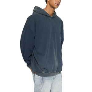 Sudadera con Capucha para Hombre, Estilo Holgado, Lavado a la Piedra, Ecológica, 100% Algodón con Bordado 3D - Product Image 6