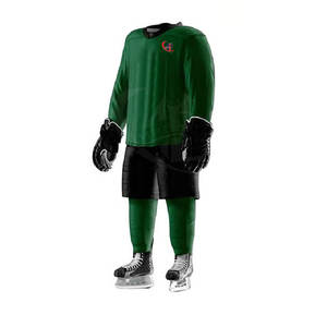 Conjuntos de hockey sobre hielo unisex hechos en fábrica más vendidos, suave al tacto, cantidad a granel, nombre de equipo personalizado para adultos - Product Image 2