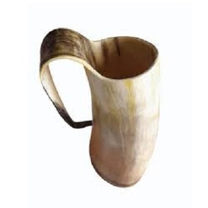 Prix attractif Tasse à boire en corne Qualité supérieure Corne faite à la main Tasse à vin de bière durable Tasse à corne à boire Viking pour la fête - Product Image 1