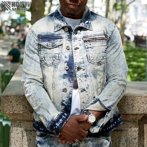 เสื้อแจ็กเก็ตผู้ชายเสื้อแจ็คเก็ตผ้าเดนิมสำหรับผู้ชายเสื้อแจ็คเก็ตผ้าคอตตอนฤดูใบไม้ร่วงดีไซน์ใหม่ - Product Image 4