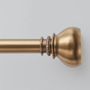 Royal Beam Modern Single Curtain Pole Made From Premium Aluminum Offering Smooth Finish Durability and Sophisticated Design - Product Image 2