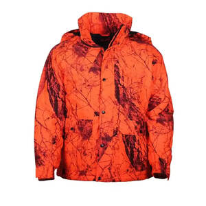 Veste de Chasse New Arrival Orange Hunting <b>Jackets</b> for men <b>Lined</b> Outdoor <b>Fleece</b> Blinds Camo Print Soft Shell <b>Waterproof</b> Material - Product Image 3