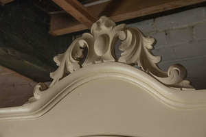 침실 홈 호텔 아파트 또는 빌라 가구를위한 서랍과 유리문이있는 전통적인 단단한 옷장 - Product Image 3