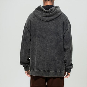 เสื้อฮู้ดผ้าคอตตอนพิมพ์ลายนูนทำจากผ้าเฟรนช์เทอร์รี่โอเวอร์ไซส์ - Product Image 6