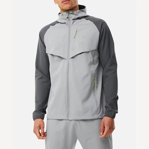 Professional Hooded Waterproof <b>Windbreaker</b> Tracksuit Streetwear Set Polyester Zip Casual Oversized Design - Product Image 1