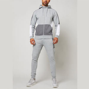 ชุดออกกำลังกายผ้าฝ้ายสำหรับผู้ชายชุดออกกำลังกายมีซิปแยกช่องใส่โทรศัพท์มีกระเป๋าจิงโจ้โลโก้ออกแบบได้ตามต้องการ - Product Image 3