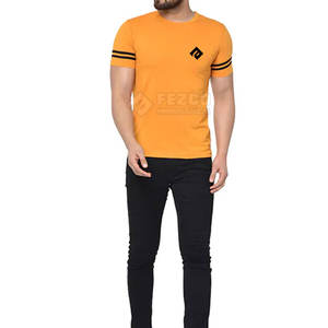 T-shirts de fabricant de haute qualité de qualité supérieure T-shirt d'extérieur en matériau durable pour hommes en stock - Product Image 3