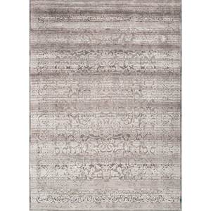 Tapis rectangulaire en laine, soie de bambou, coton biologique et jute, tissé à la main, motif médaillon, bleu, pour la maison et le couloir - Product Image 1