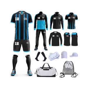 Maillot de football unisexe en tissu SMART à séchage rapide avec logo personnalisé, polyester/coton, ensemble complet d'entraînement, uniforme de football - Product Image 6