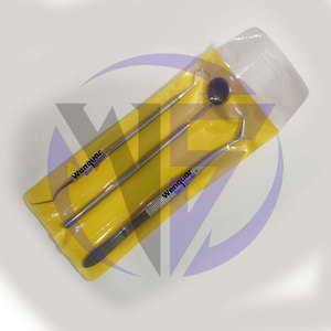 Kit d'hygiène dentaire professionnel, ensemble de suppression de la plaque et du tartre avec détartreur dentaire, cure-dent, miroir buccal et instruments à pince - Product Image 6