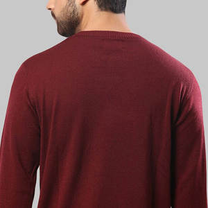 Chandails pour hommes à motif solide de qualité supérieure saison d'hiver et d'automne meilleurs chandails de conception pour hommes - Product Image 5