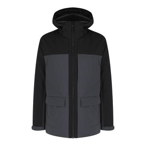 Combinaison de ski d'hiver décontractée pour hommes col montant imperméable à l'eau Sports de montagne en plein air doublure polaire chaude toile poche avant zippée - Product Image 2