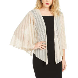 INC International Concepts Coprispalle Corto Metallizzato Beige da Donna, Taglia Regolare, Traspirante, Estivo - Product Image 1