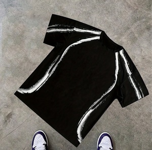 Camiseta Lisa de Primera Calidad al por Mayor/Ropa al por Mayor Unisex con Logotipo Personalizado, Camiseta Blanca con Cuello Redondo, Camiseta Extra Grande para Hombre - Product Image 1