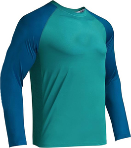 Camiseta de Pesca de Manga Larga de Secado Rápido con Estampado de Sublimación Personalizado de Alta Calidad, 100% Poliéster, Transpirable, OEM, Talla Grande - Product Image 1