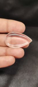 Pierre de cristal de quartz brésilien naturel, cabochon, belle pierre précieuse en vrac, propre et belle - Product Image 2