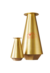 Florero de Metal de Lujo Chapado en Oro con Asa, Decoración para el Hogar, Balcón y Oficina - Product Image 4