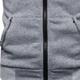 Sweat-shirts d'hiver pour hommes, fermeture éclair, 100% coton, logo et design personnalisés, écologiques, respirants, décontractés - Product Image 4