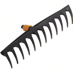 For FISKARS QuikFit 12-Tine Plastic Rake 410 mm Working Width <b>Garden</b> Hand <b>Tool</b> - Product Image 3
