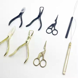 Kit de herramientas de extensión de cabello profesional de alta calidad Ariston International, Color dorado, logotipo personalizado, acero inoxidable de grado quirúrgico - Product Image 6