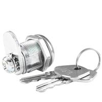 Serrure de boîte aux lettres et de placard en alliage de zinc chromé, sûre et fiable, avec clé, par ABA Locks, fabricants de Taïwan