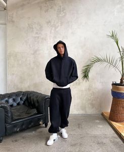 เสื้อฮู้ดดี้ผู้ชายผ้าเฟรนช์เทอร์รี่หนานุ่ม ขายส่ง 100% ผ้าฝ้าย รับทำโลโก้ ย้อมสีพื้น สำหรับฤดูหนาว ไซส์ XS ราคาสมเหตุสมผล - Product Image 5