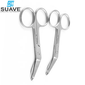 SUAVE INSTRUMENTS DE CHIRURGIE 5.5 cm Ciseaux à pansement chirurgical de haute qualité pour infirmières médicales en acier - Product Image 6