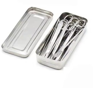 Juego de Instrumentos Quirúrgicos Médicos Reutilizables Profesionales de Alta Calidad, Kit Quirúrgico Autoclavable de Acero Inoxidable para Hospitales - Product Image 1