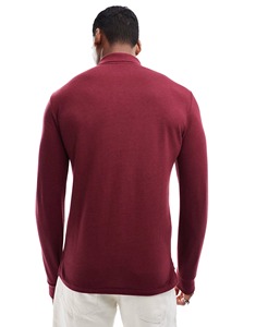 Dernier design T-shirt polo homme imprimé personnalisé léger 100% coton à manches longues 230 GSM Summer Casual Wear Polo Shirt - Product Image 6