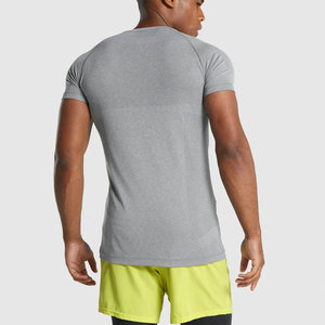 Camiseta Deportiva de Manga Corta para Hombre, Tejida, Estampada, de Secado Rápido y Transpirable, al por Mayor - Product Image 2