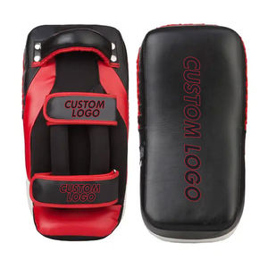 Almohadilla de Impacto de Cuero y PVC de Alta Resistencia para MMA, Muay Thai, Kick Boxing, Escudo de Entrenamiento Acolchado con Espuma de Alto Impacto, Objetivo de Boxeo, Artes Marciales - Product Image 1