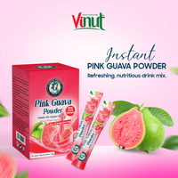 Vinut Trust Pink Guava Powder Instant Drink Mix 320g Box 20 Sachets Real Fruit Extract Powdered Drink Base Wholesale Exporter