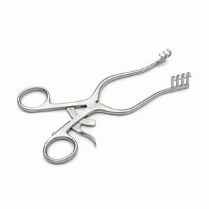 Détartreur dentaire manuel WEITLANER 16,5 cm en acier inoxydable, instrument orthopédique de classe I, auto-retenant, à pointe arrondie, 3x4 branches, CE - Product Image 1