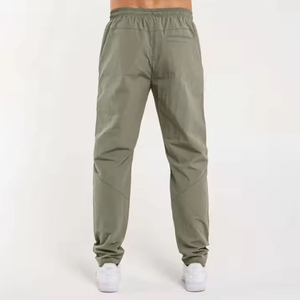 Pantalon cargo léger et décontracté pour homme, durable, coupe ample, poignets élastiques pour un style de vie actif, taille moyenne, service OEM disponible - Product Image 3