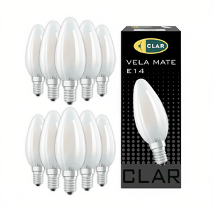 Bombilla LED Estilo Vela Transparente E14 25W - Product Image 2