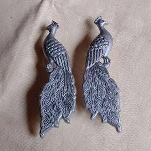 Mango de hierro fundido con forma de pavo real para cocina victoriana decorativa a bajo precio directo de fabricantes indios - Product Image 5