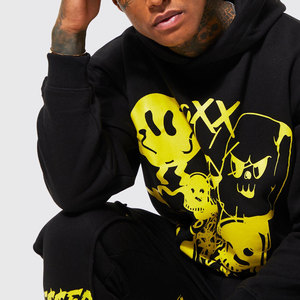 Vente en gros Fabricant Prix raisonnable Hiver Hommes Capuche épaisse personnalisable couleur unie 100% Grande taille Décontracté Solide - Product Image 3