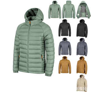 Manteau d'hiver matelassé à capuche long, lourd, thermique, coupe-vent, imperméable, style streetwear - Product Image 6