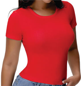 Camisetas informales acogedoras para hombre con detalles bordados Manga corta de punto pesado de ajuste relajado clásico-Tela WORSTED - Product Image 2